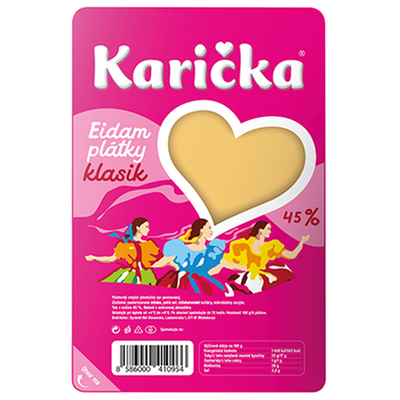 Obrázok KARIČKA EIDAM PLÁTKY KLASIK 100G