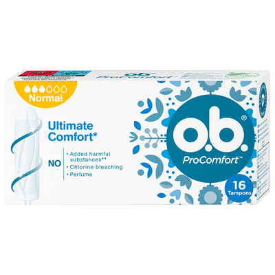 Obrázok O.B. TAMPONY NORMAL 16KS
