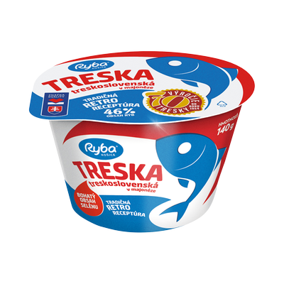 Obrázok TRESKOSLOVENSKÁ TRESKA V MAJONÉZE 140G