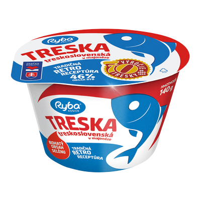 Obrázok TRESKOSLOVENSKÁ TRESKA V MAJONÉZE 140G