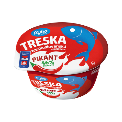Obrázok TRESKOSLOVENSKÁ TRESKA PIKANT 140G