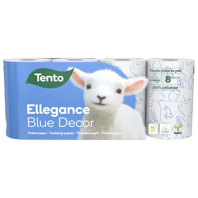 Obrázok TENTO TP ELLEG.BLUE DECOR 16 KS 3VRSTVY