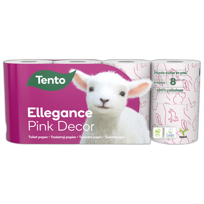Obrázok TENTO TP ELLEG.PINK DECOR 16KS  3 VRSTVY