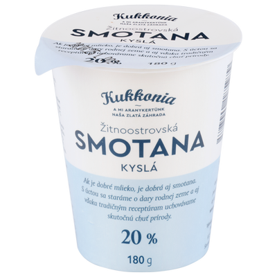 Obrázok KUKKONIA SMOTANA KYSLÁ 20% 180G