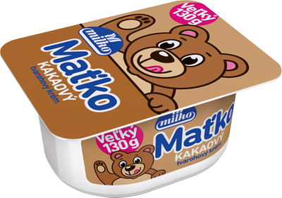 Obrázok MILKO MAŤKO TVAROH. KRÉM KAKAO 130G