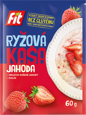 Obrázok FIT RYŽ.KAŠA JAHODA A VAN.ARÓMA 60G