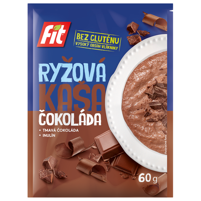 Obrázok FIT RYŽOVÁ KAŠA ČOKOLÁDA 60G
