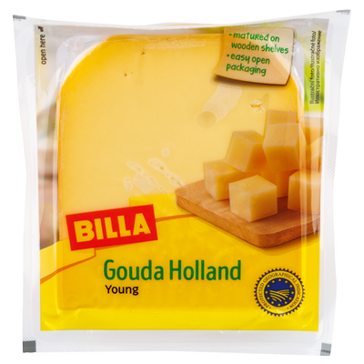 Obrázok BILLA HOLANDSKÁ GOUDA MLADÁ 450G