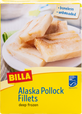 Obrázok BILLA FILÉ Z ALJAŠSKEJ TRESKY 400G