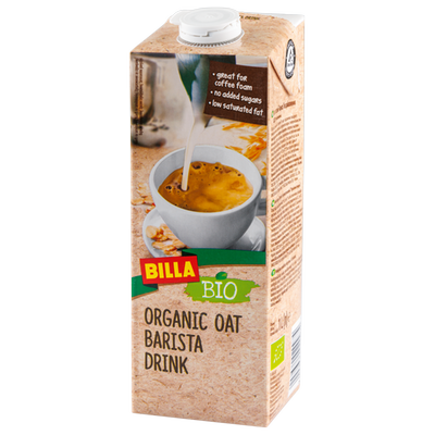 Obrázok BILLA BIO OVSENÝ NÁPOJ BARISTA 1L