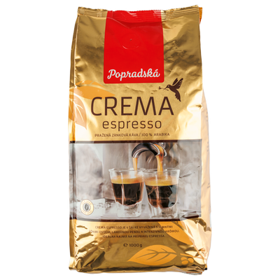 Obrázok POPRADSKÁ CREMA ESPRESSO 1KG ZRNO