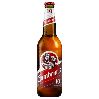 Obrázok GAMBRINUS 10% SVETLÉ PIVO 0,5L VF