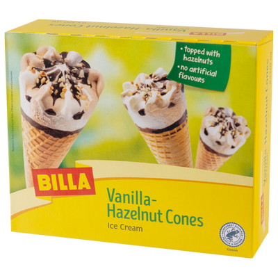 Obrázok BILLA KORNÚT VANILKA - ORIEŠOK 6X120ML