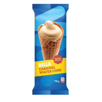 Obrázok BILLA KORNÚTOK S PRÍCHUŤOU KARAMEL 110G
