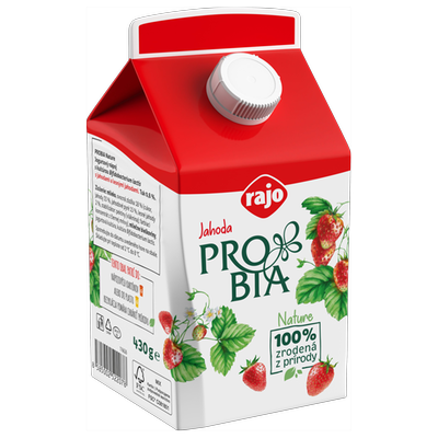 Obrázok RAJO PROBIA NATURE NÁPOJ JAHODA 430G
