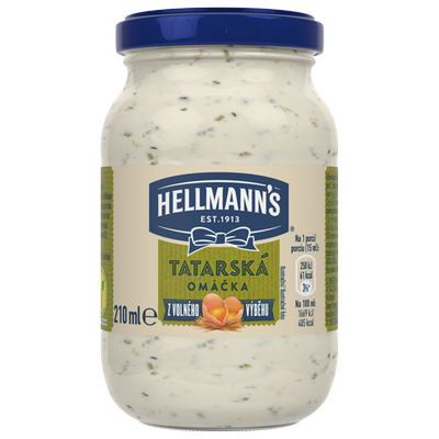 Obrázok HELLMANNS TATÁRSKA OMÁČKA 210ML