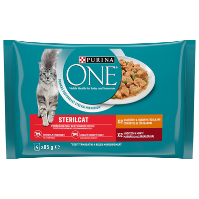 Obrázok PURINA ONE STERIL CAT 4X85G KAPSIČKY