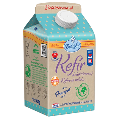 Obrázok BABIČKA DELAKTO KEFÍR 1,1% 450G