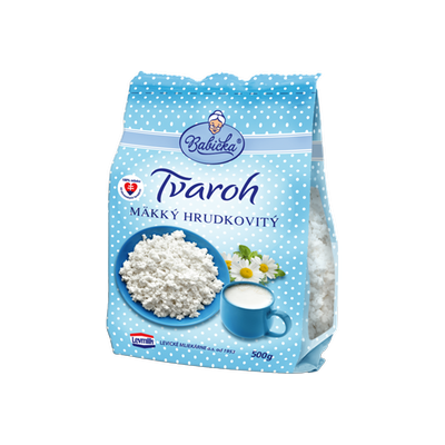 Obrázok BABIČKA TVAROH MÄKKÝ HRUDKOVITÝ 500G