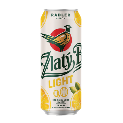 Obrázok ZLATÝ BAŽANT 0,0% NEALKO PIVO 0,5L PLECH