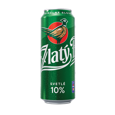 Obrázok ZLATÝ BAŽANT 10% SVETLÉ PIVO 0,5L PLECH