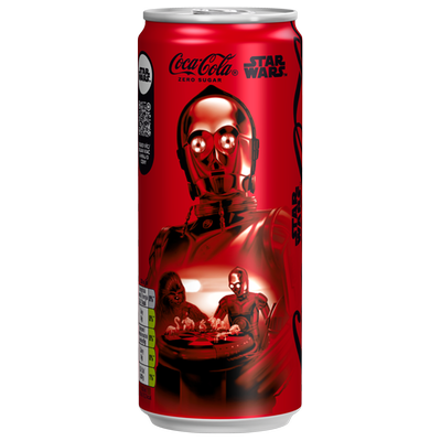 Obrázok COCA-COLA ZERO 0,33L PLECH