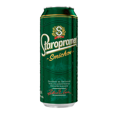 Obrázok STAROPRAMEN 10% SVETLÉ PIVO  0,5L PLECH
