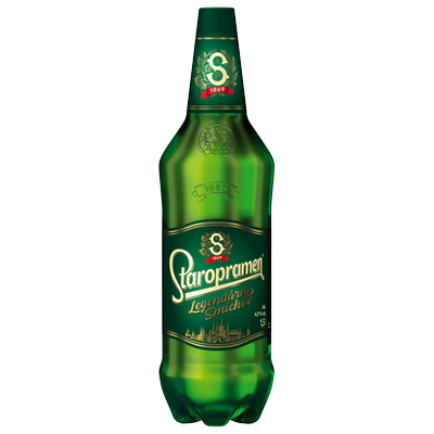 Obrázok STAROPRAMEN 10% SVETLÉ PIVO 1,5L PET