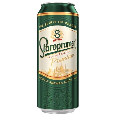 Obrázok STAROPRAMEN 12% SVETLÉ PIVO 0,5L PLECH