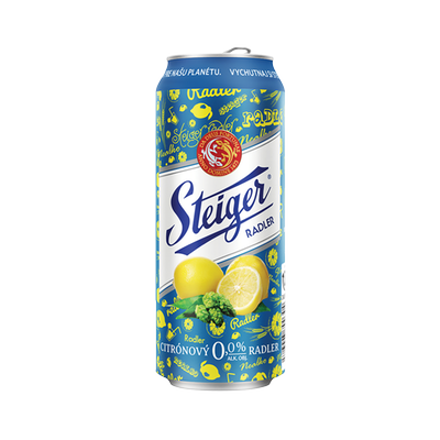 Obrázok STEIGER RADLER CITRÓN TMAVÝ 0,5L PLECH