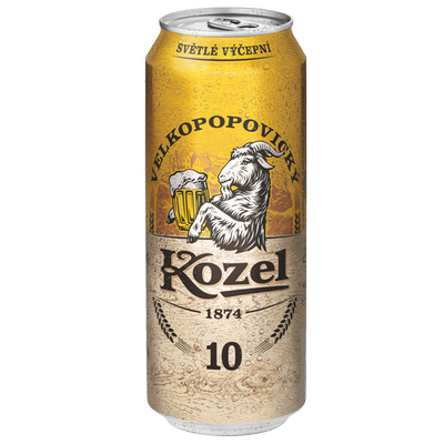 Obrázok VELKOP. KOZEL 10% SVETLÉ PIVO 0,5L PLECH