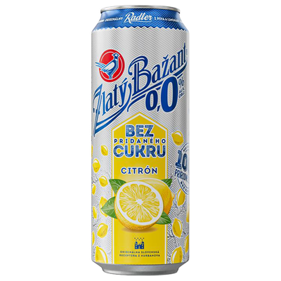 Obrázok ZB RADLER CITR.BEZ CUKRU 0,0% 0,5L PLECH