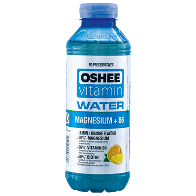 Obrázok OSHEE VITAMIN H2O MAGNES.+B6 0,555L PET