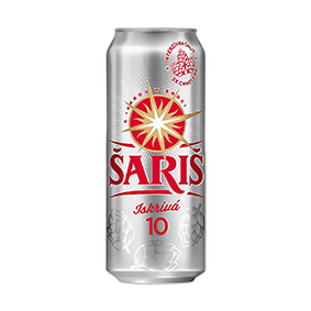 Obrázok ŠARIŠ 10% SVETLÉ PIVO 0,5L PLECH