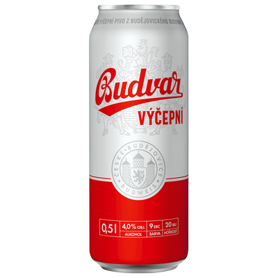 Obrázok BUDVAR 10% SVETLÉ PIVO 0,5L PLECH