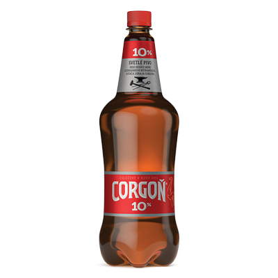 Obrázok CORGOŇ 10% SVETLÉ PIVO 1,5L PET
