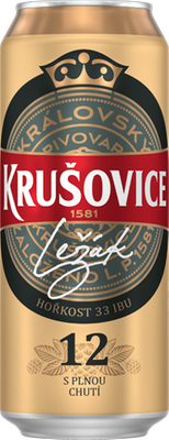 Obrázok KRUŠOVICE 12% SVETLÉ PIVO 0,5L PLECH