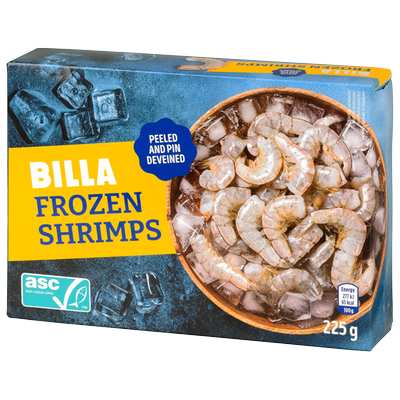 Obrázok BILLA KREVETY LÚPANÉ 225G