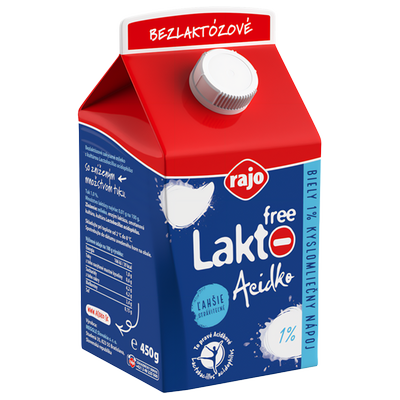 Obrázok RAJO LAKTOFREE  ACIDKO BIELE 450G