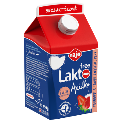 Obrázok RAJO LAKTOFREE ACIDKO  JAHODA  450G