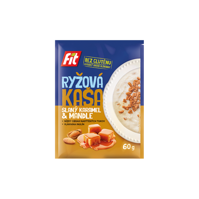 Obrázok FIT RYŽOVÁ KAŠA SLANÝ KARAMEL 60G