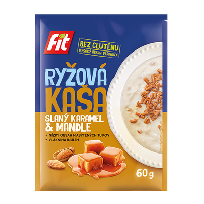 Obrázok FIT RYŽOVÁ KAŠA SLANÝ KARAMEL 60G