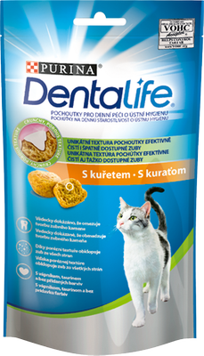 Obrázok DENTALIFE POCHUTKA PRE MACKY KURA 40G