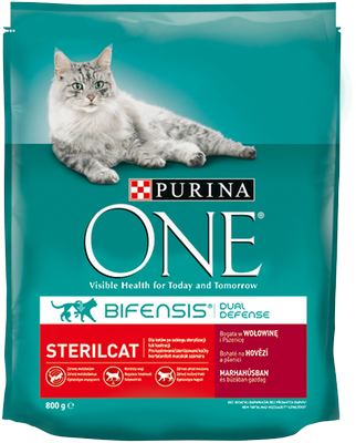 Obrázok PURINA ONE GRAN.STERILCAT LOSOS+PSE 800G