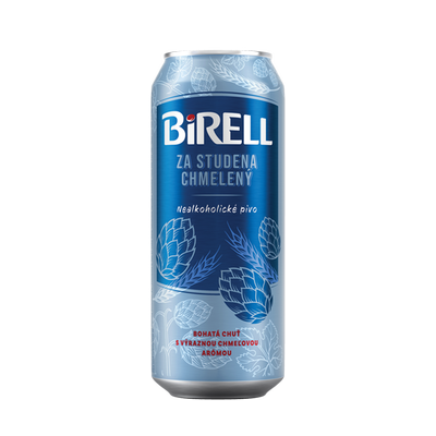 Obrázok BIRELL CHMELENÝ NEALKO PIVO 0,5L PLECH