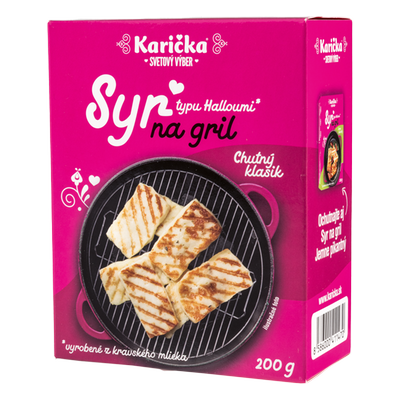 Obrázok KARIČKA SYR NA GRIL TYP HALLOUMI 200G