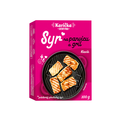 Obrázok KARIČKA SYR NA GRIL TYP HALLOUMI 200G
