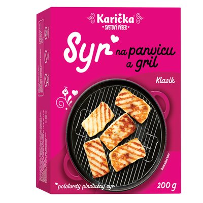 Obrázok KARIČKA SYR NA GRIL TYP HALLOUMI 200G