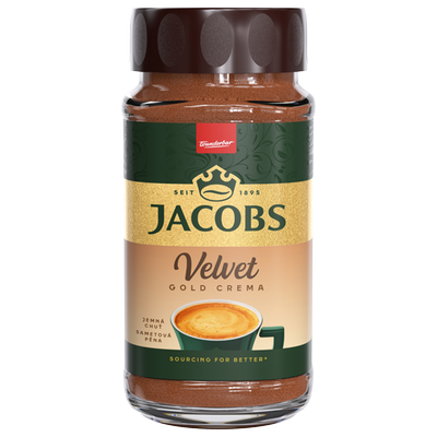 Obrázok JACOBS VELVET GOLD CREMA 180G INS.KÁVA