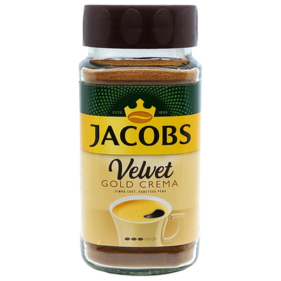 Obrázok JACOBS VELVET GOLD CREMA 180G INS.KÁVA